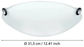 Eglo 93624 - Plafoniera LED CAFIERA LED/12W/230V