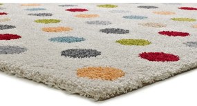 Tappeto crema 160x230 cm Norge Dots - Universal