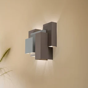 Luminex Applique da parete, beige, 5 x G9, acciaio