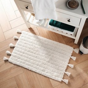 Tappetino per il bagno bianco 50x80 cm Minatis – douceur d'intérieur