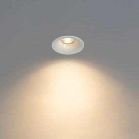 Set di 12 faretti incasso bianchi GU10 50mm - Gijs