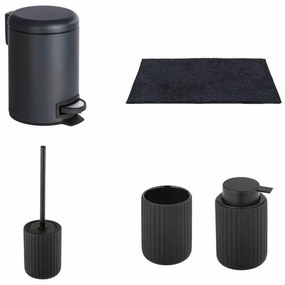 Set di accessori da bagno nero Belluno - Wenko