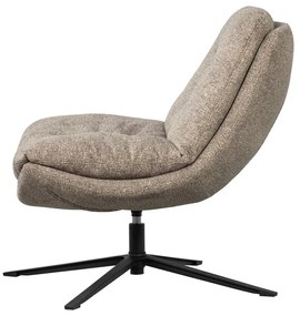 Poltrona di colore naturale girevole Arve – WOOOD