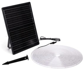 Aigostar - LED Striscia solare dimmerabile LED/20W/3,2V 20 m 2700K IP65 + +TC