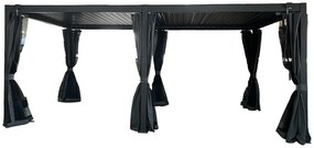 Pergola da terrazzo autoportante Lagos Premium 3x6 Garden Point antracite