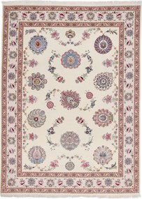 Tabriz Tappeto persiano 340x250 Beige (Iran) Annodato A Mano