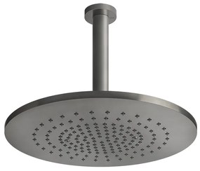 Soffione doccia 35 cm orientabile con braccio a soffitto Steel brushed 239 Shower316 54152 Gessi