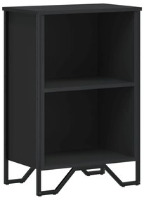 Libreria nera 50x31x74,5 cm in legno multistrato