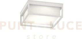 Osaka applique plafoniera quadra 25cm 4 luci attacco gx53 bianco ip...