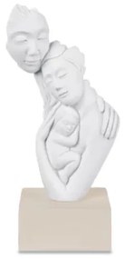 BONGELLI PREZIOSI STATUETTA FACE FAMIGLIA H 20 cm