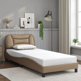 Giroletto Con Testiera Cappuccino 90x200 Cm İn Similpelle /
