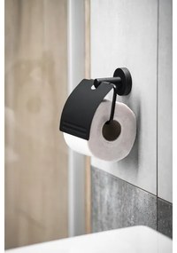 Aqualine - Porta carta igienica con protezione SAMBA nero