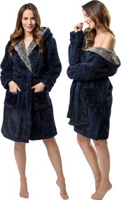 Accappatoio Jordan Navy-Grey L