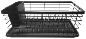 Scolapiatti nero in metallo 36x30,5 cm Radka - Orion