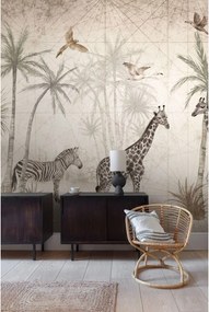 Fotomurale GRANDECOLIFE Savana, beige 371X280 cm