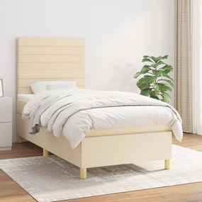 Giroletto A Molle Con Materasso Crema 80x200 Cm İntessuto /