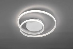 Plafoniera zeta led spirale bianca con regolazione intensitò r62911131