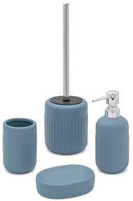Set 4 Accessori D'Appoggio Feridras "Nevada" Blu Pastello