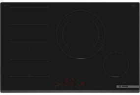 Bosch - piano cottura a induzione 80 cm 4 fuochi 7400 w nero - PXE831HC1E
