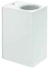 Applique Rettangolare Bidirezionale IP65 - GU10 Bianco Base GU10