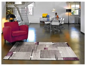 Tappeto grigio e viola , 140 x 200 cm Detroit - Universal