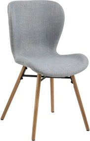 Set di 2 sedie da pranzo grigio chiaro Batilda - Actona