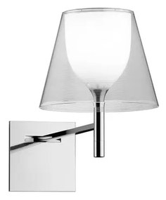 Flos Ktribe Wall Lampada Da Parete 24 cm a luce diffusa con diffusore esterno Trasparente