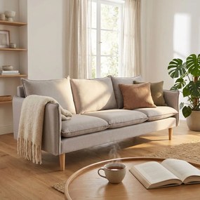 OLOF - divano stile scandinavo 3 posti