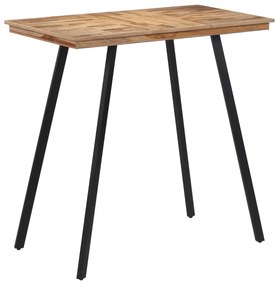 Tavolo Da Bar 110x55x105 Cm İn Legno Massello Di Teak /