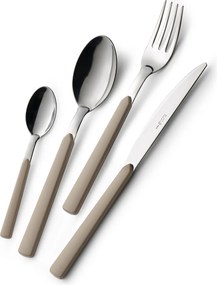Servizio Set di Posate 24 Pezzi in Acciaio Eme Fast Sabbia 7528...