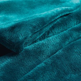 Coperta blu in microflanella 125x150 cm Flanou – douceur d'intérieur