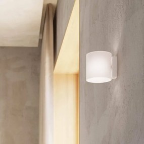 Applique da Parete in Vetro Bianco VICI G9 Bianca da interno