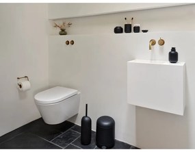 Scopino WC nero in cemento Sensu – Zone