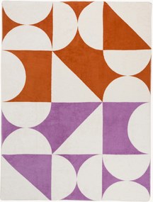 Coperta con motivo geometrico Tul