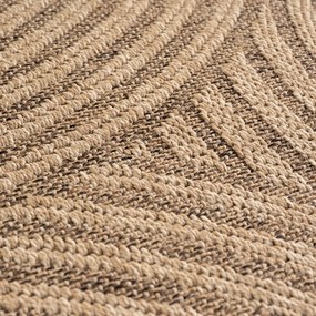 Tappeto da interno ed esterno marrone 80x150 cm Timber 1401 – Ayyildiz Carpets