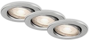 Briloner 7149-039-SET 3xLED luce da bagno dimmerabile 1xGU10/5W/230V IP23