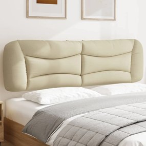 Cuscino testiera crema 180 cm in tessuto