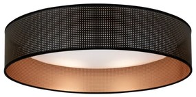 Duolla - Plafoniera LED ROLLER LED/24W/230V diametro 45 cm nero/rame