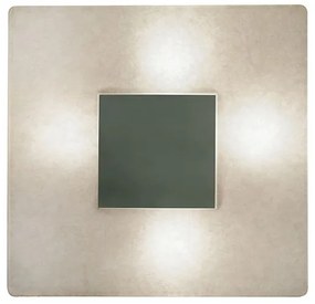 In-es.artdesign -  Cornice luce / specchio Ego 1  - Cornice luminosa con specchio, in acciaio, con parti luminose (fornite di lampadina) in Nebulite®. Made in Italy.