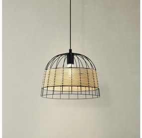 Eglo 55709 - Lampadario a sospensione con filo ANWICK 1xE27/40W/230V rattan