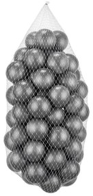 50 palline gioco in plastica Ø 7 cm grigie
