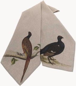 Set di 2 strofinacci in lino Forest Birds