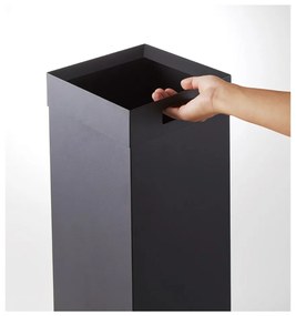 Bidone nero in metallo 27 L Tall - YAMAZAKI