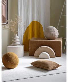 Cuscino per divano da bambini marrone con rivestimento in velluto a coste Bolster – Wigiwama