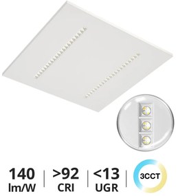 Pannello LED 60x60 28W, 36W, 42W, CCT, CRI92 con driver Philips Colore Bianco Variabile CCT, Potenza 28W