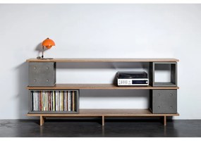 Cassettiera in calcestruzzo , 230 x 98 cm Dice - Lyon Béton