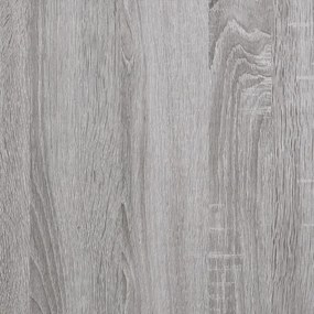 Tavolo Consolle Grigio Sonoma 180x23x75 cm in Legno Multistrato