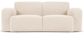 Divano in tessuto bouclé beige 170 cm Molino - Micadoni Home