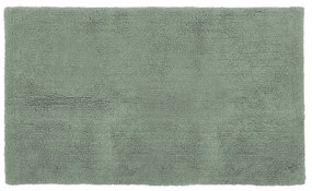 Tappeto da bagno in cotone verde Luca, 60 x 100 cm - Tiseco Home Studio