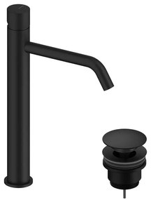 Rubinetto per lavabo Loop K nero opaco SANYCCES